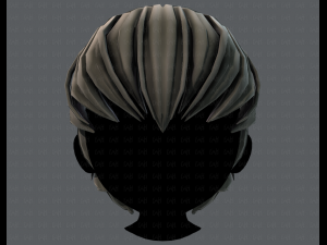 3d hair style for boy v38 3Dモデル