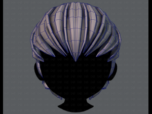 3d hair style for boy v38 3Dモデル