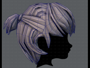 3d hair style for boy v38 3Dモデル