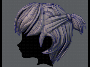 3d hair style for boy v38 3Dモデル