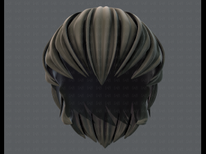 3d hair style for boy v38 3Dモデル