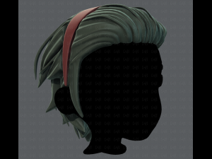 3d hair style for boy v39 3D Model