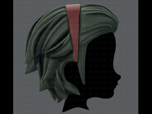 3d hair style for boy v39 3D Model