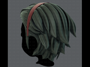 3d hair style for boy v39 3D Model