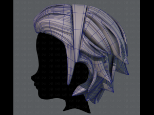 3d hair style for boy v39 3D Model