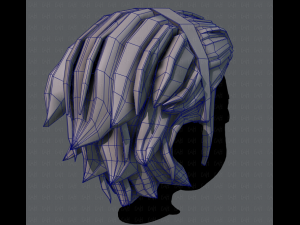 3d hair style for boy v39 3D Model