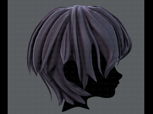 3d hair style for boy v40 3D Модель