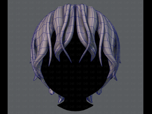 3d hair style for boy v40 3D Модель
