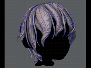 3d hair style for boy v40 3D Модель