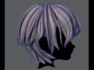 3d hair style for boy v40 3D Модель