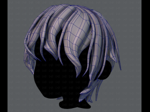 3d hair style for boy v40 3D Модель
