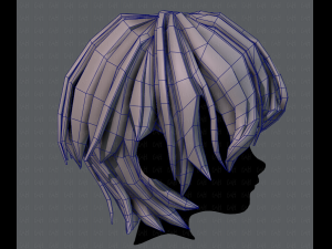 3d hair style for boy v40 3D Модель