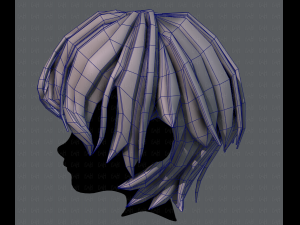 3d hair style for boy v40 3D Модель