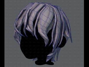 3d hair style for boy v40 3D Модель