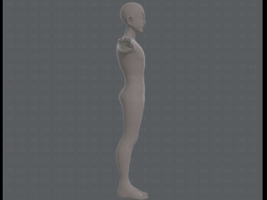 base mesh man character v11 3D मॉडल