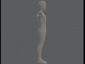 base mesh man character v11 3D Model
