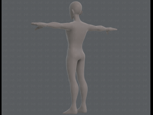 base mesh man character v11 3D मॉडल