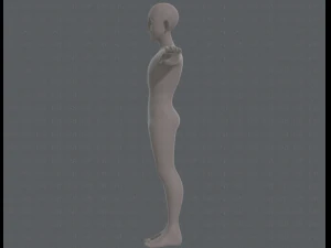 base mesh man character v11 3D Model