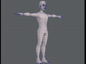 base mesh man character v11 3D मॉडल