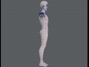 base mesh man character v11 3D मॉडल