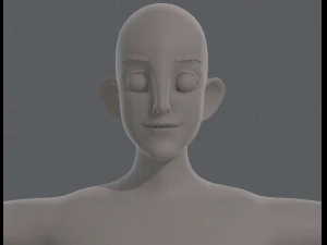 base mesh man character v11 3D Model