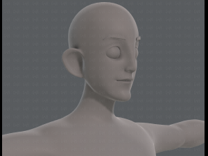 base mesh man character v11 3D मॉडल