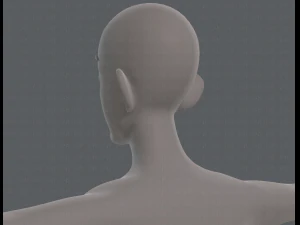 base mesh man character v11 3D Model