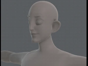 base mesh man character v11 3D Model