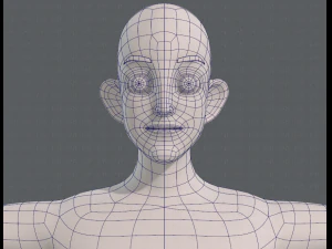 base mesh man character v11 3D Model