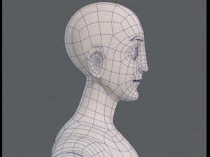 base mesh man character v11 3D Model
