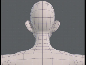 base mesh man character v11 3D Model