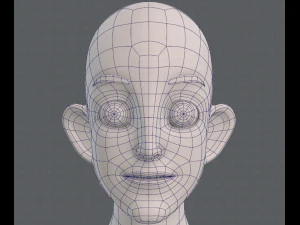 base mesh man character v11 3D Model