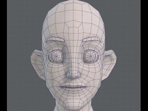 base mesh man character v11 3D Model