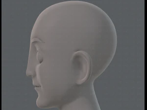 base mesh man character v11 3D Model