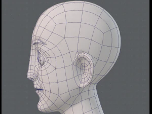 base mesh man character v11 3D Model