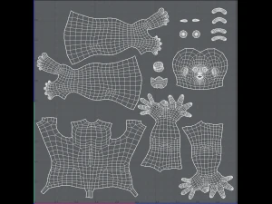base mesh man character v11 3D Model