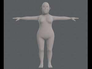 base mesh woman 12 3D 模型