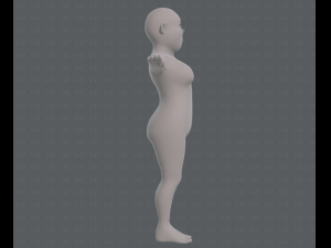 base mesh woman 12 3D 模型