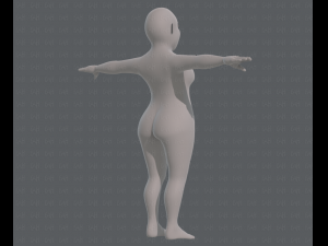 base mesh woman 12 3D 模型