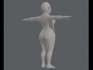 base mesh woman 12 3D Model