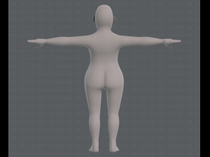 base mesh woman 12 3D 模型