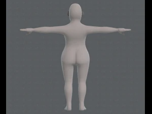 base mesh woman 12 3D Model