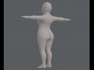 base mesh woman 12 3D 模型