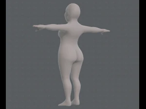 base mesh woman 12 3D Model