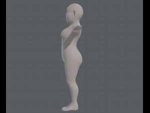base mesh woman 12 3D 模型