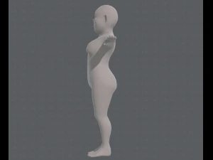 base mesh woman 12 3D Model