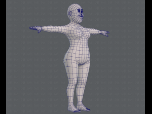 base mesh woman 12 3D 模型