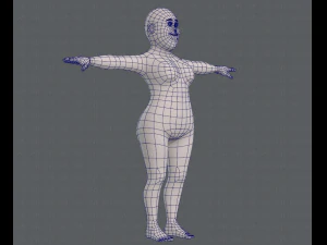 base mesh woman 12 3D Model