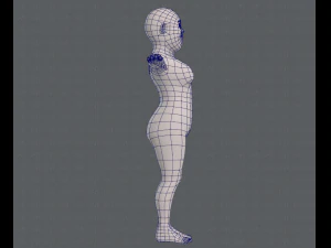 base mesh woman 12 3D Model