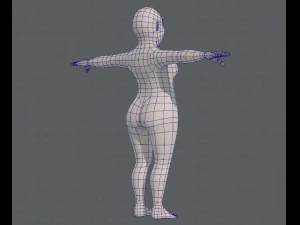 base mesh woman 12 3D Model